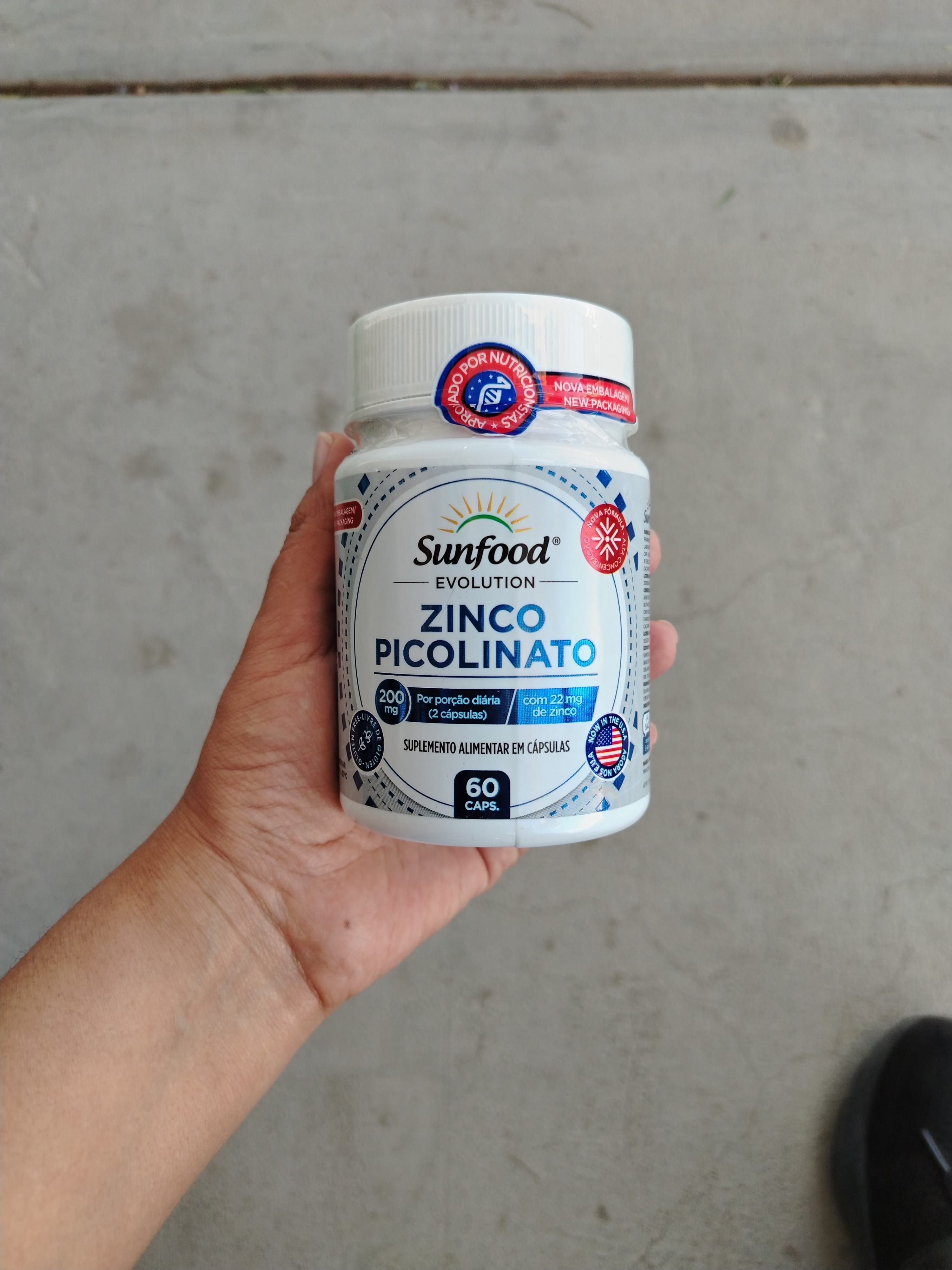 Picolinato de zinco sunfood